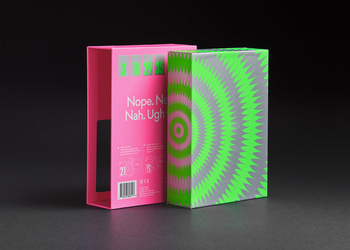 CMYK No Thanks! Card Game – Magenta Edition | Deluxe Modern Card Game