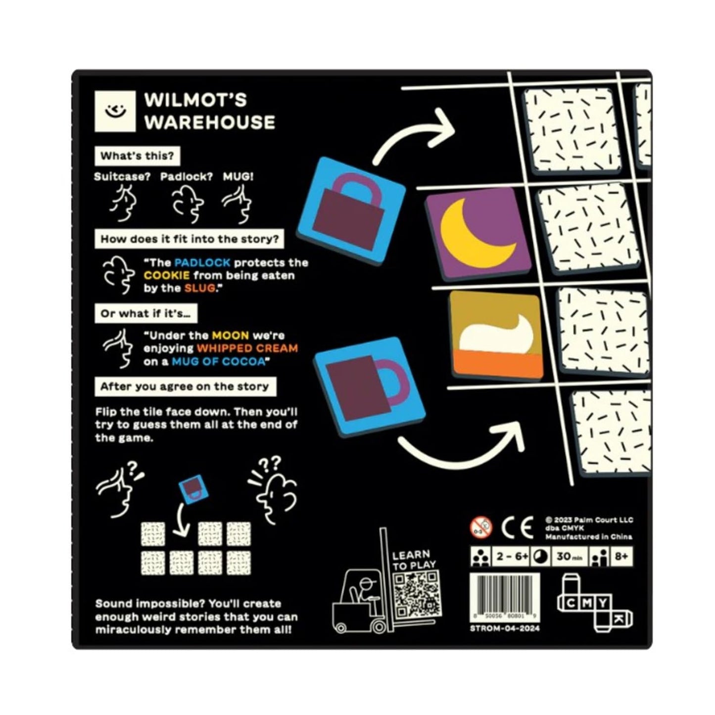 CMYK Wilmot's Warehouse — Create Stories to Remember, Then Perform a Miracle!