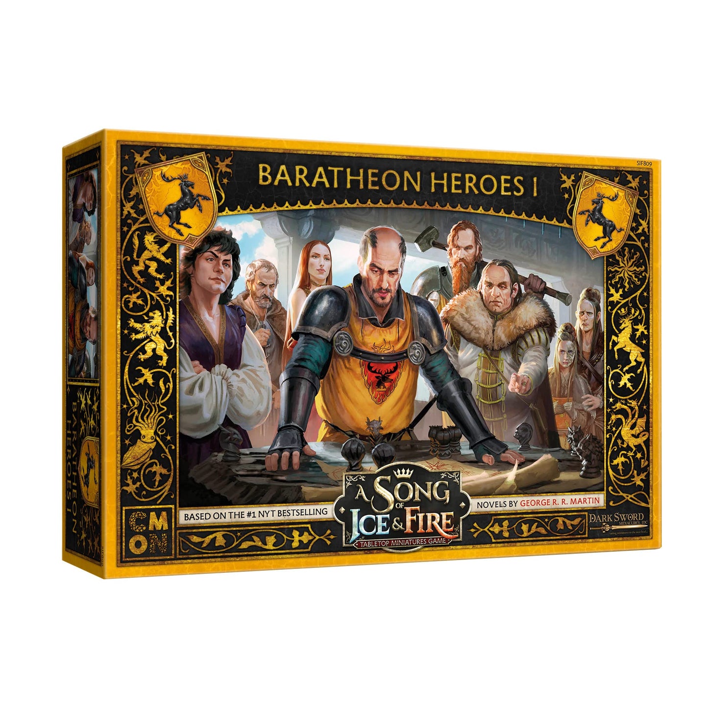 CMON Baratheon Heroes Box Set - Leaders of the Stormlands - A Song of Ice and Fire Miniatures