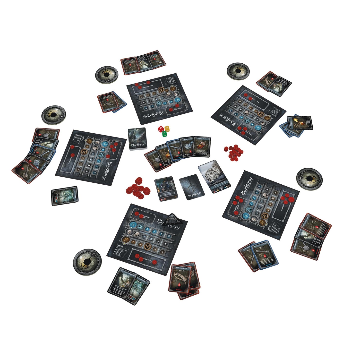 CMON Bloodborne: The Card Game – Cooperative Horror Strategy for 3-5 Players | 30–60 Minutes