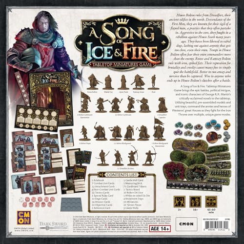 CMON A Song of Ice & Fire Bolton Starter Set – Strategy Game for 2+ Players