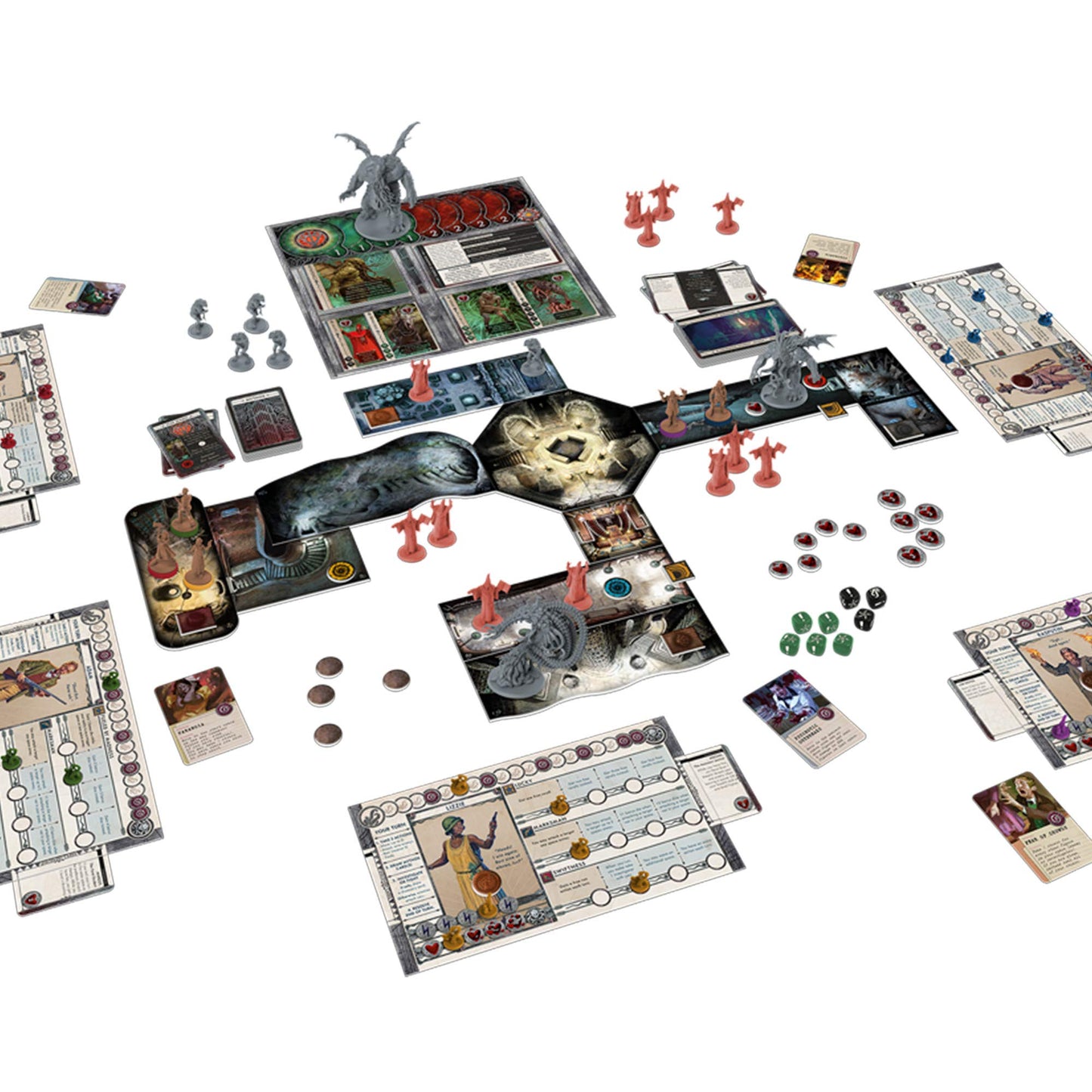 CMON Cthulu: Death May Die – Cooperative Horror Board Game for Adults & Teens | 1-5 Players | 90–120 Minutes