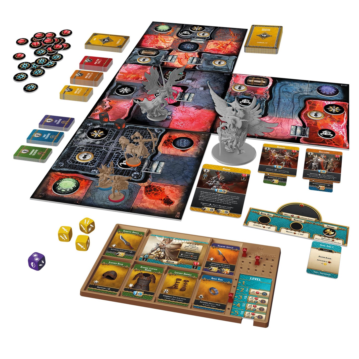CMON Massive Darkness 2: Hellscape Board Game – Cooperative Dungeon Crawl for 1-6 Players