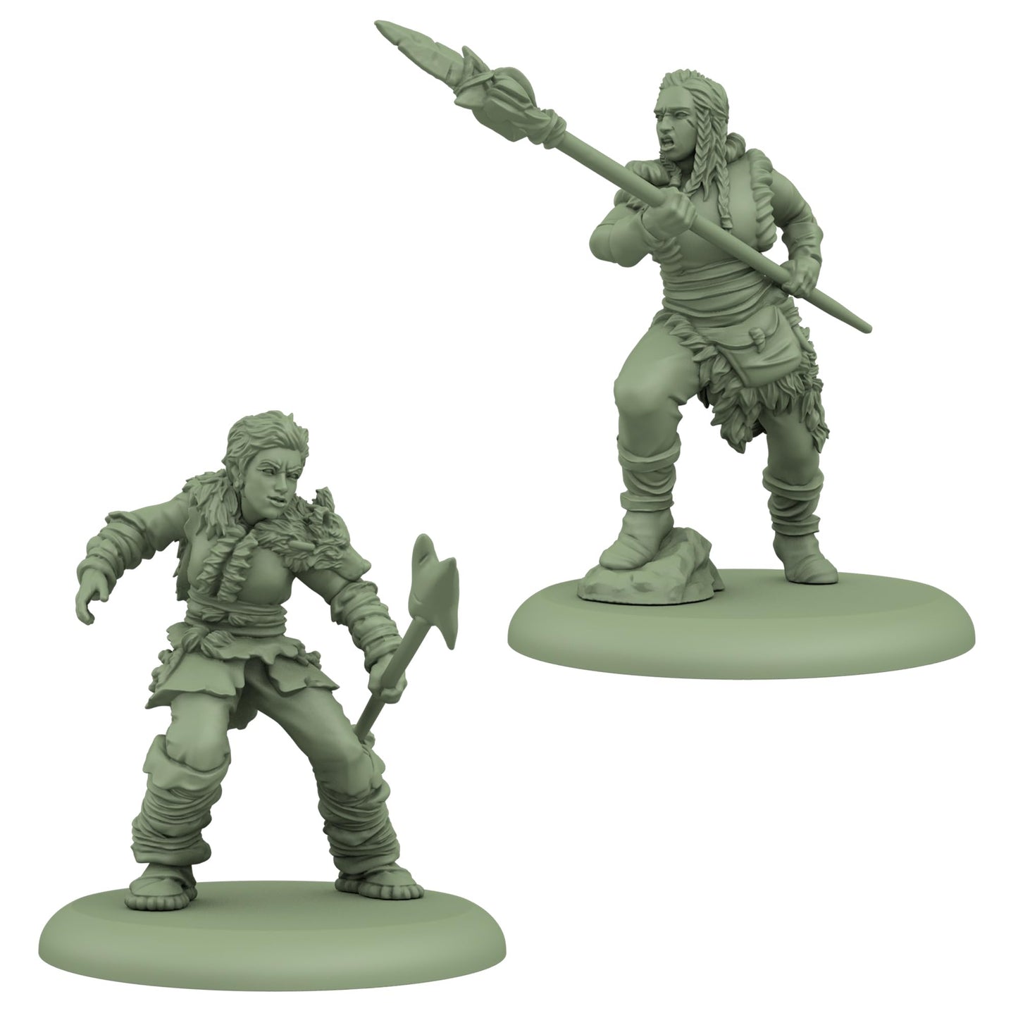 CMON A Song of Ice and Fire Spearwives Unit Box (Multilingual Edition) – Free Folk Miniatures for Strategy Tabletop Games