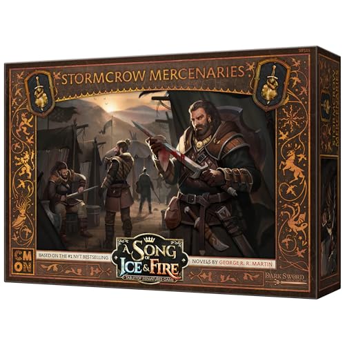 CMON Stormcrow Mercenaries Unit Box – ASOIAF Tabletop Miniatures (Multilingual Edition)