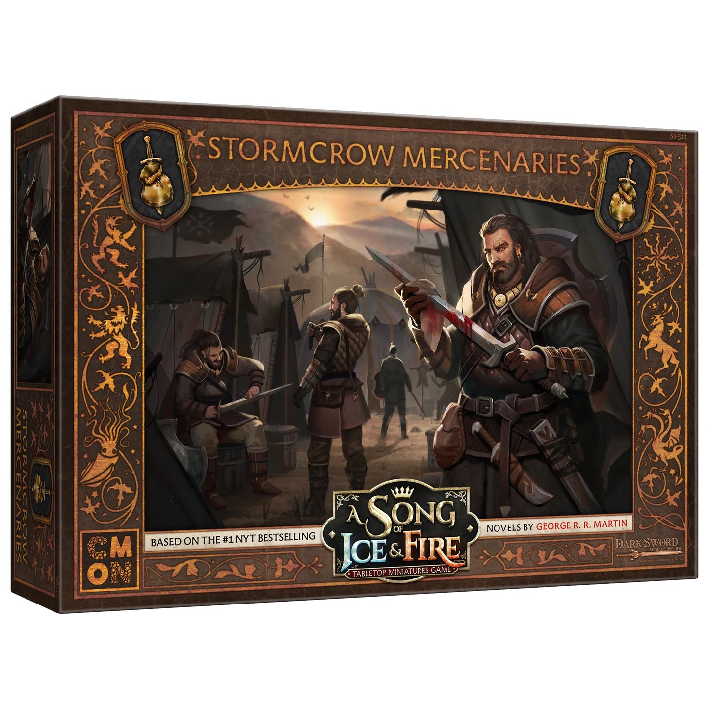 CMON Stormcrow Mercenaries Unit Box – ASOIAF Tabletop Miniatures (Multilingual Edition)