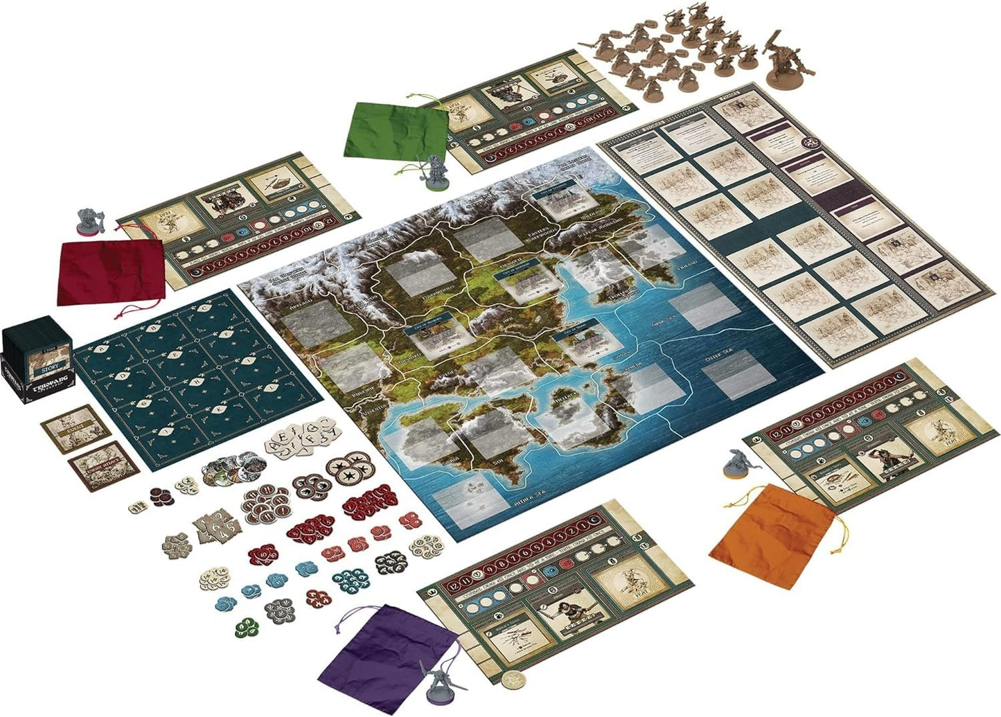 Trudvang Legends Board Game by CMON | Cooperative Fantasy Adventure for 1-4 Players
