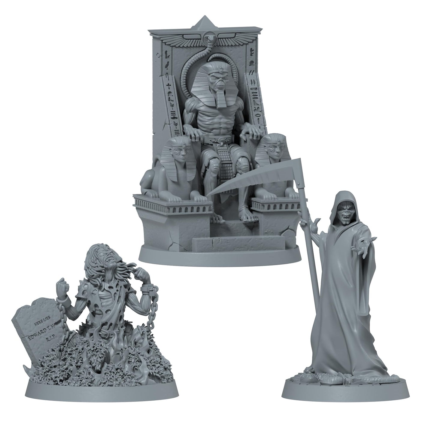 CMON Zombicide Iron Maiden Character Pack #1 – Eddie Miniatures & Multi-Game Enhancements