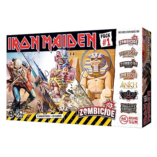 CMON Zombicide Iron Maiden Character Pack #1 – Eddie Miniatures & Multi-Game Enhancements