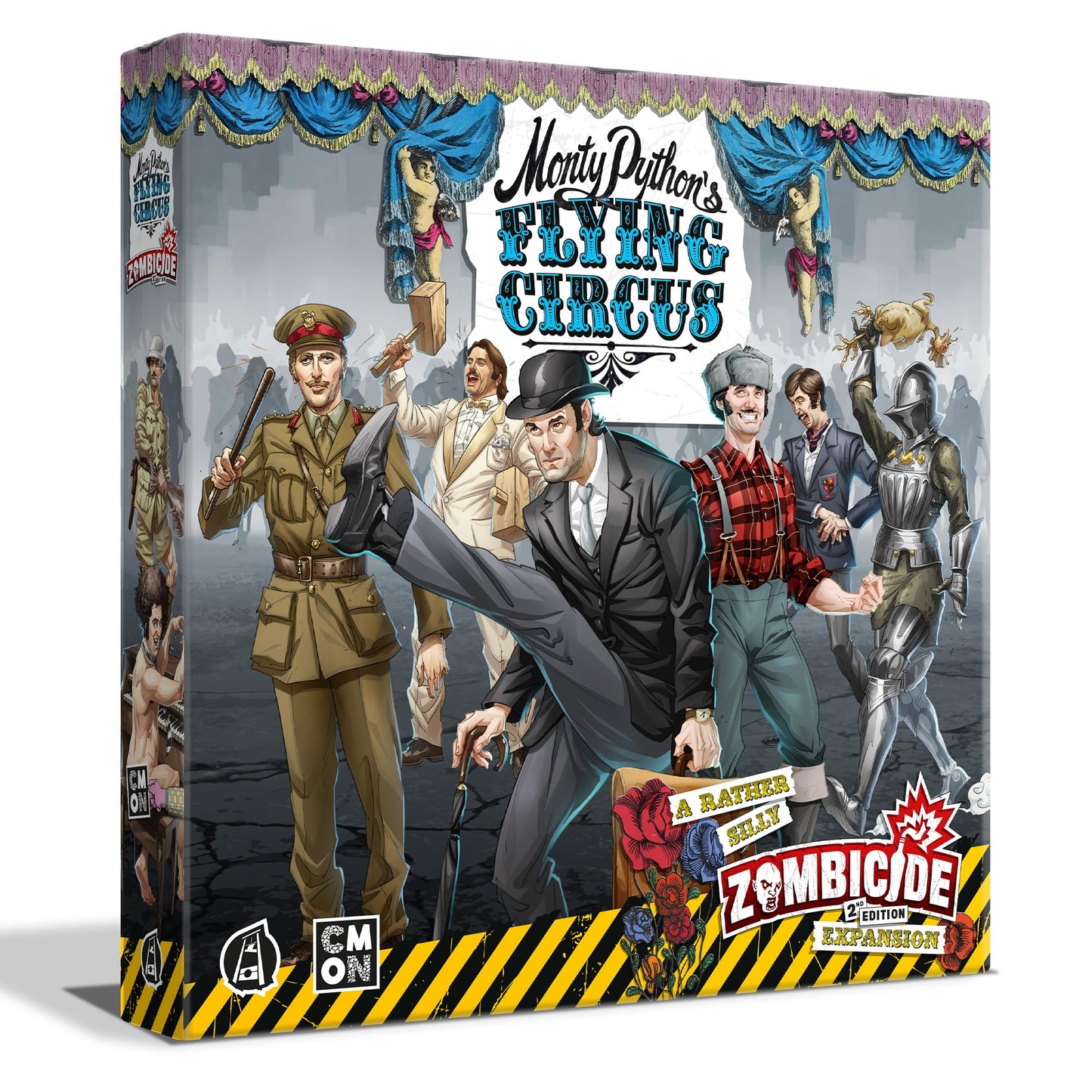 CMON Zombicide Monty Python’s Flying Circus Character Pack — Cooperative Board Game Add-On