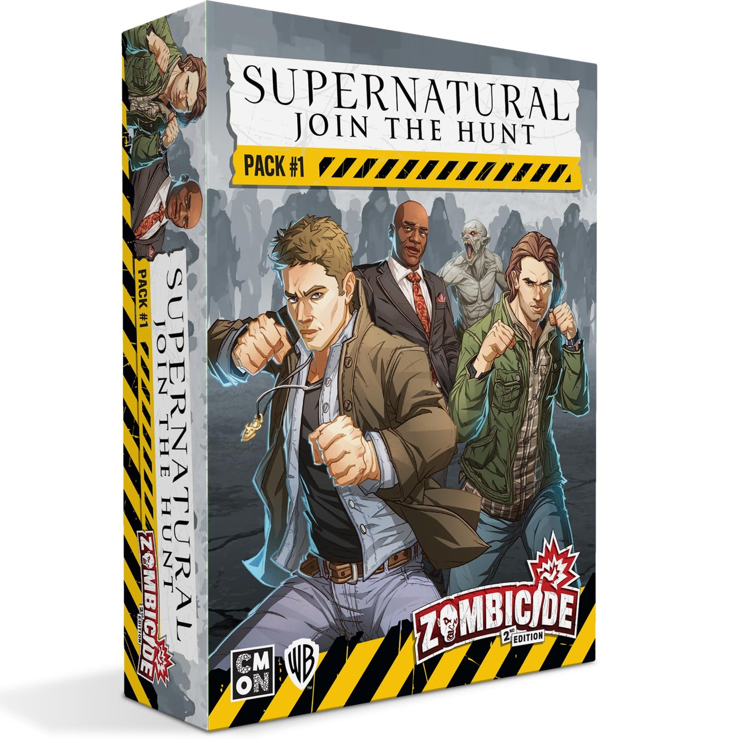 CMON Zombicide Supernatural Character Pack #1 – Sam & Dean Winchester, Alpha Vampire & Wendigo | Cooperative Board Game Expansion