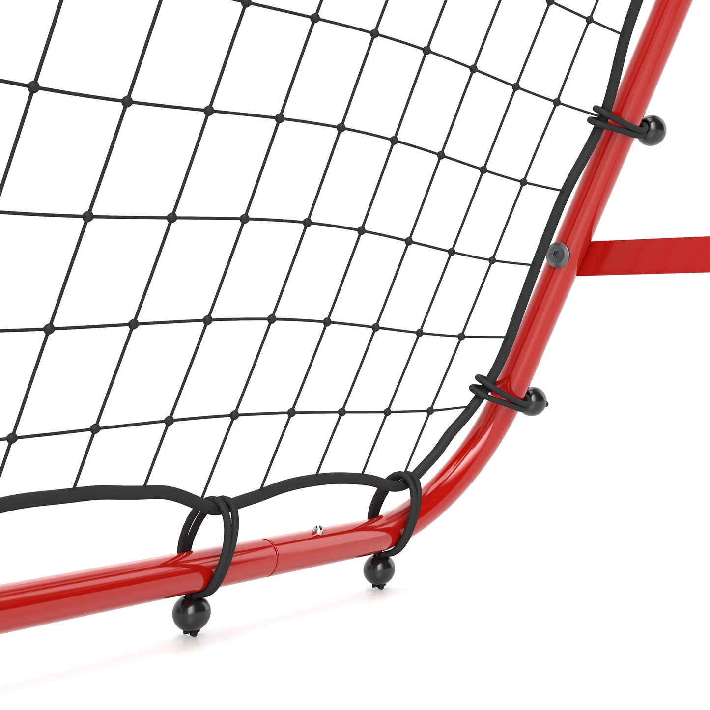 HOMCOM Rebounder Net Football Target Goal with Adjustable Angles