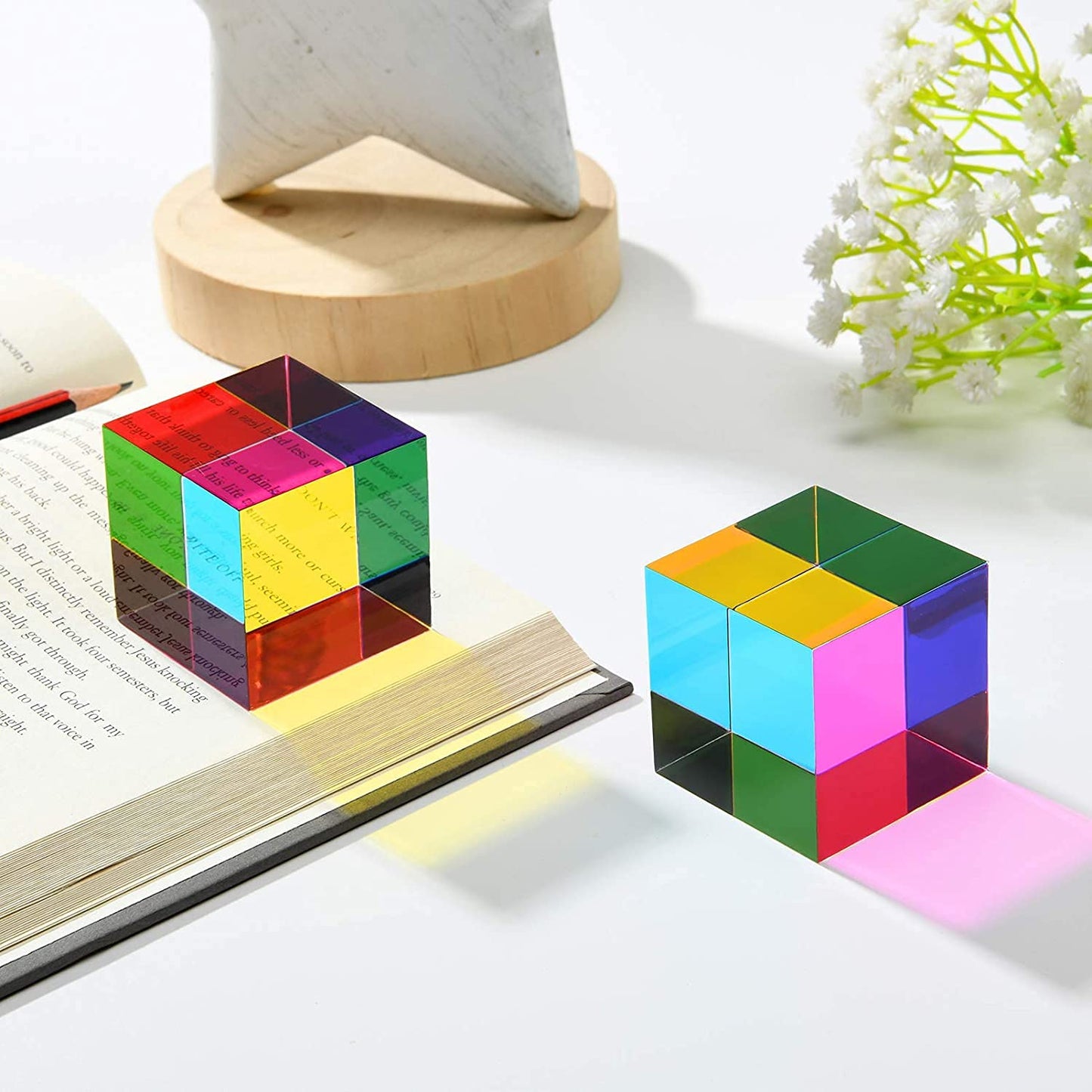 CMY Cubes Original 50mm - Subtractive Color Cube for STEAM Learning