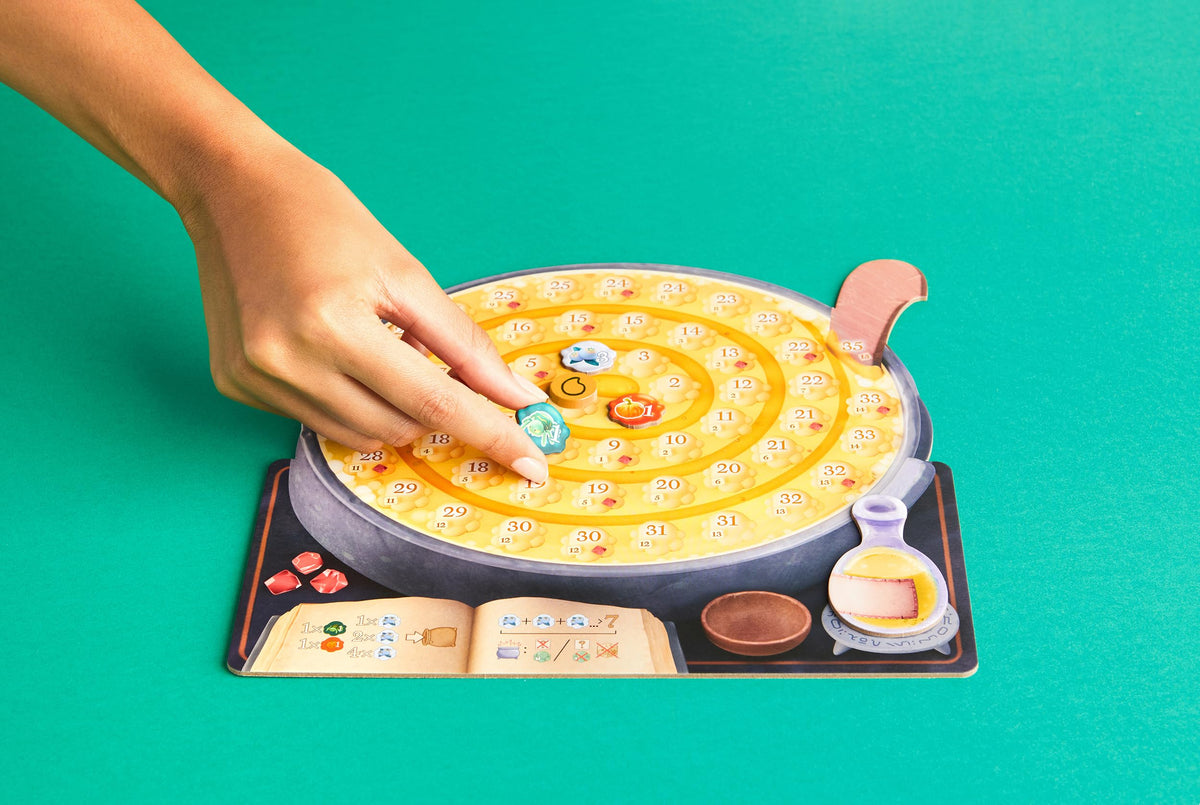 Quacks Board Game by CMYK — Redesigned Classic of Exploding Potions (Formerly Quedlinburg) for 2–4 Players