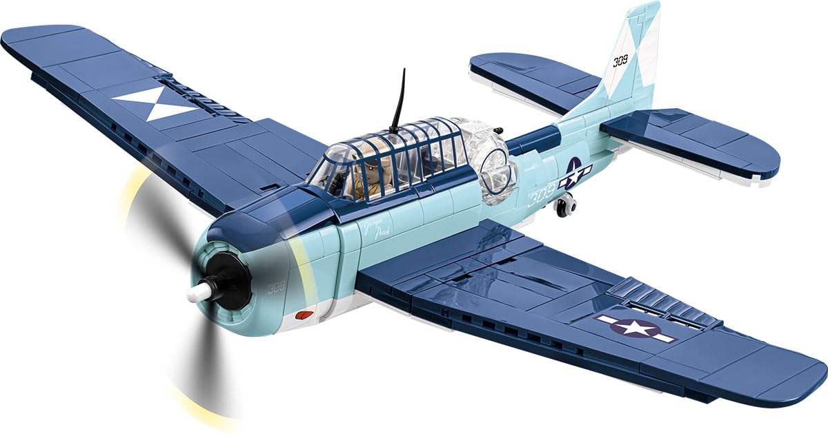 COBI Historical Collection WWII Grumman TBF Avenger Aircraft | 1:48 Scale, 392 Pieces