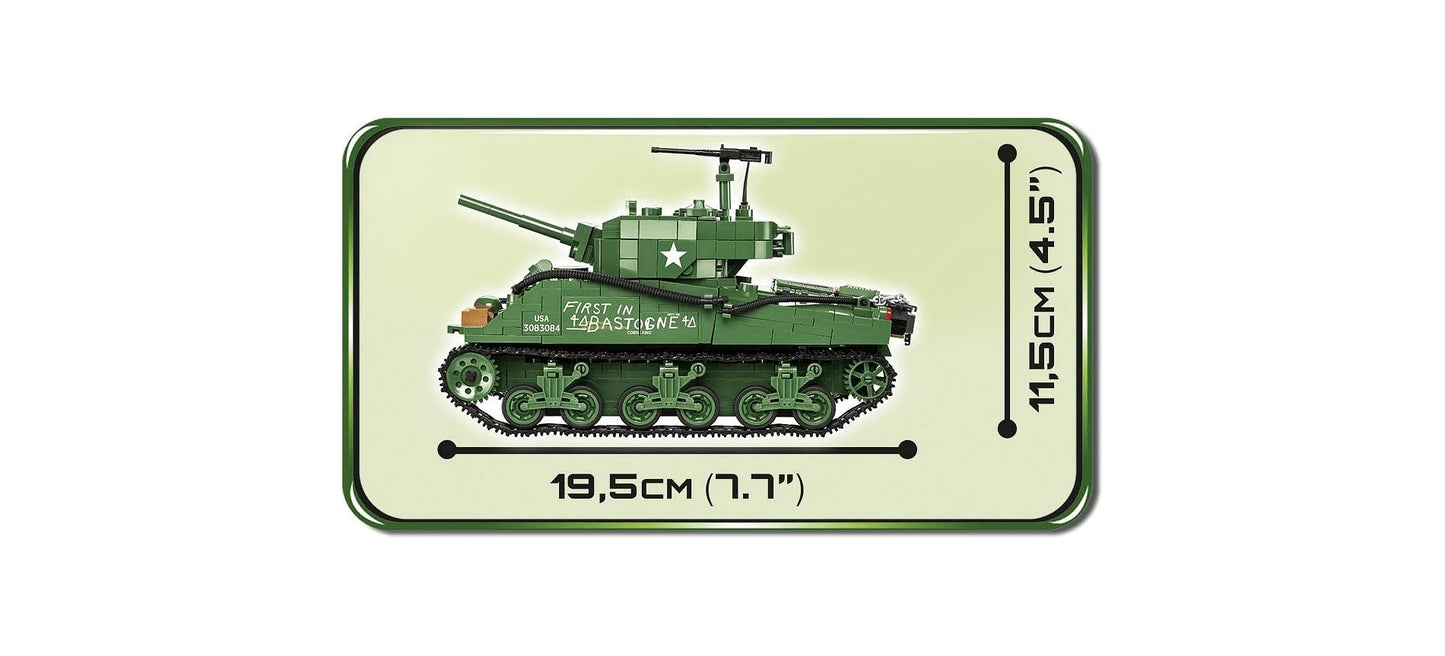 COBI 720-Piece WWII Sherman M4A3E2 Model - Historical Collection (2550)