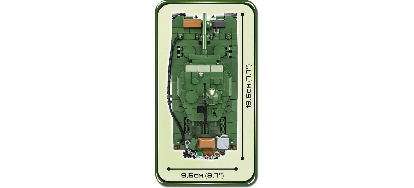 COBI 720-Piece WWII Sherman M4A3E2 Model - Historical Collection (2550)