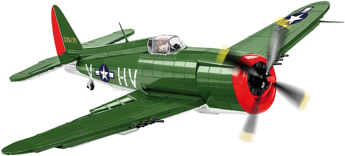 COBI Historical Collection World War II P-47 Thunderbolt Plane | 1:32 Scale, 477 Elements