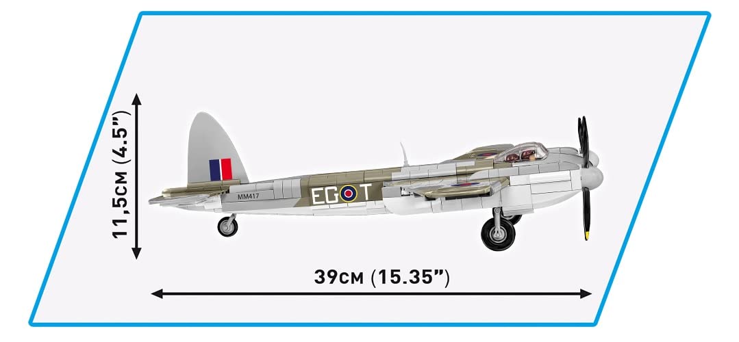 COBI Historical Collection WWII De Havilland Mosquito Plane – 1:32 Scale Wood Model