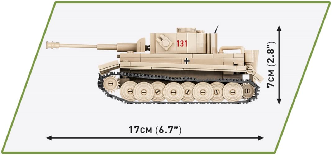 COBI Historical Collection Panzer VI Tiger 131 Tank – 1:48 Scale Model