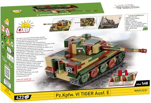 COBI Tiger Ausf. E 2-in-1 1:48 | Musee des Blindes Collection