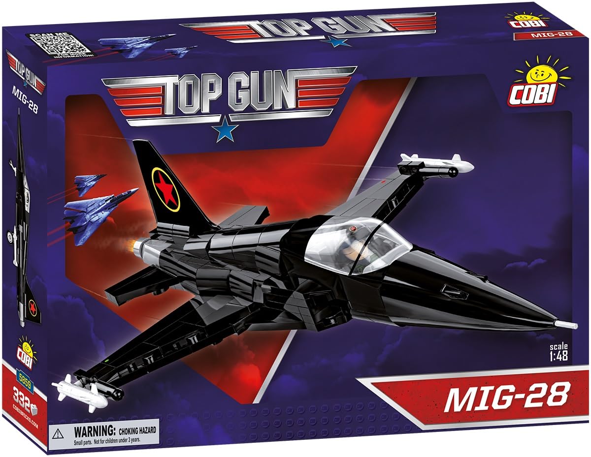 COBI TOP Gun (1986) MIG-28 Aircraft – 1:48 Scale Brick Model