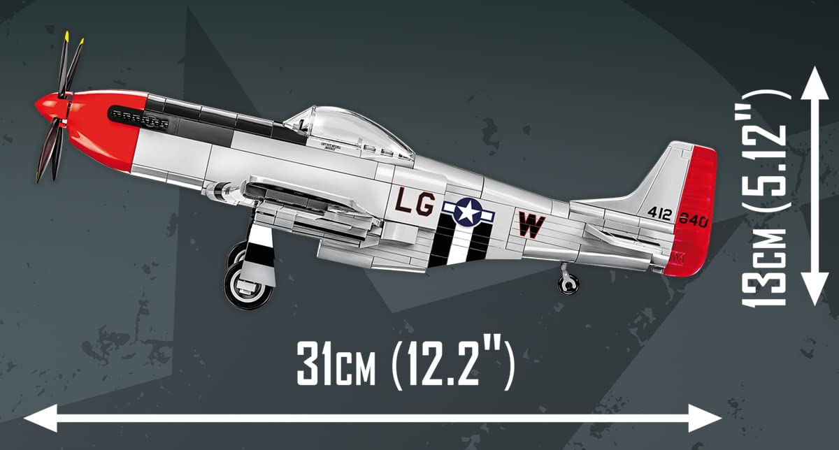 COBI TOP GUN Maverick Mustang P-51D Plane – 1:32 Scale Model Kit