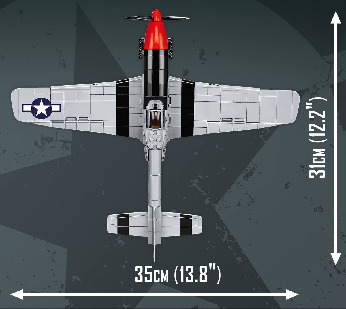 COBI TOP GUN Maverick Mustang P-51D Plane – 1:32 Scale Model Kit