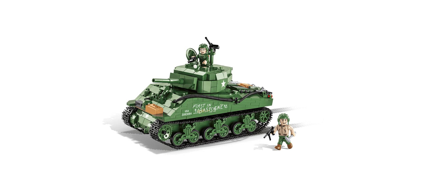 COBI 720-Piece WWII Sherman M4A3E2 Model - Historical Collection (2550)