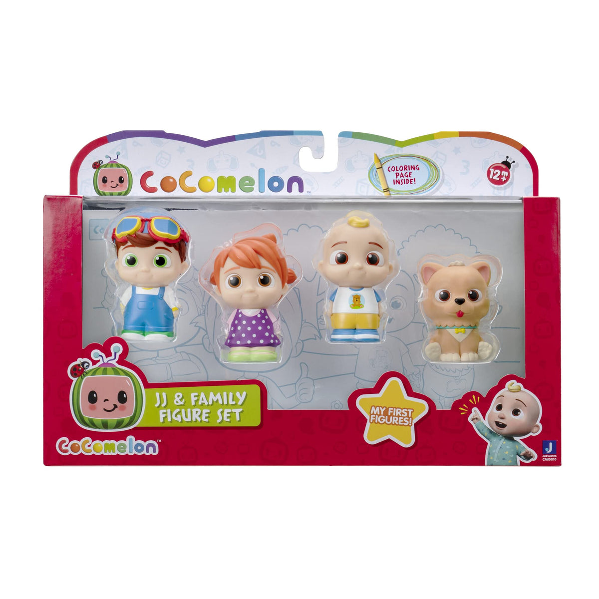 CoComelon 4 Figure Pack - JJ & Family Figure Set | Kids Toys