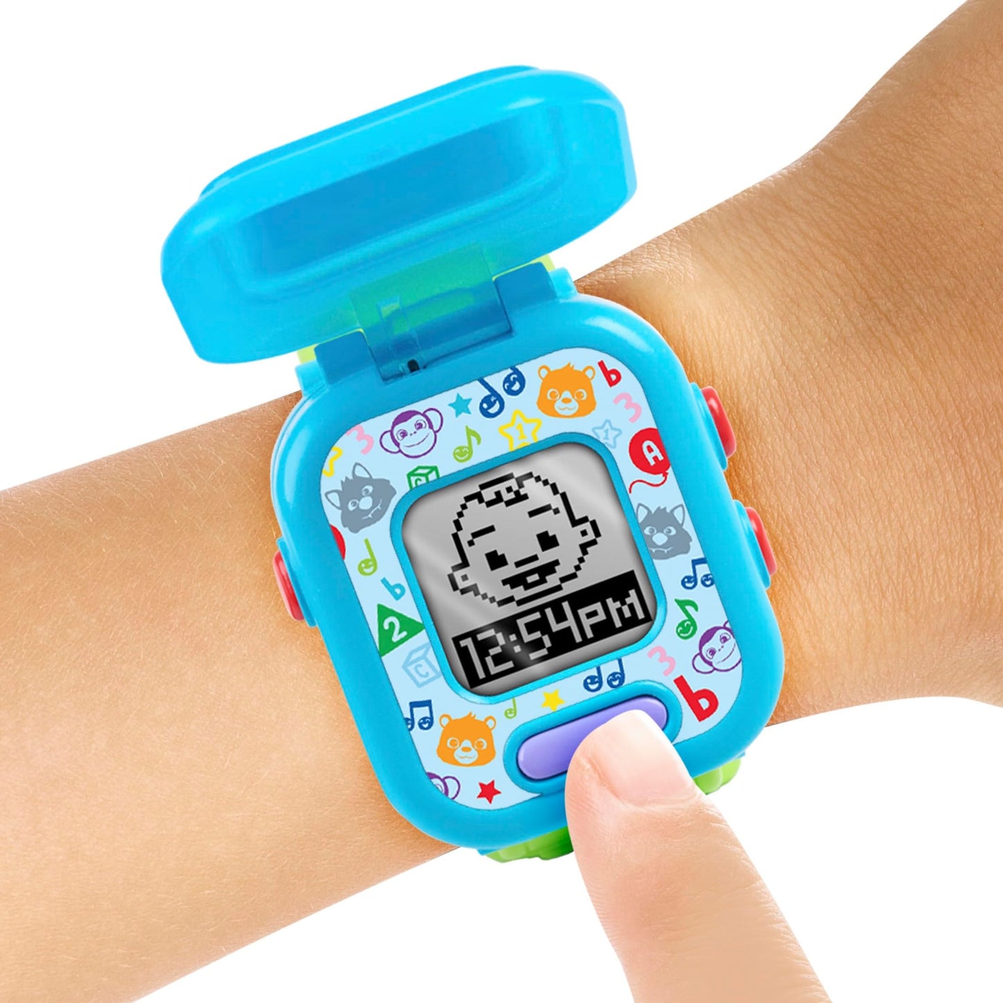 CoComelon JJ’s Learning Smart Watch for Kids | 3 Educational Games, Alarm Clock & Stopwatch | Ages 3+