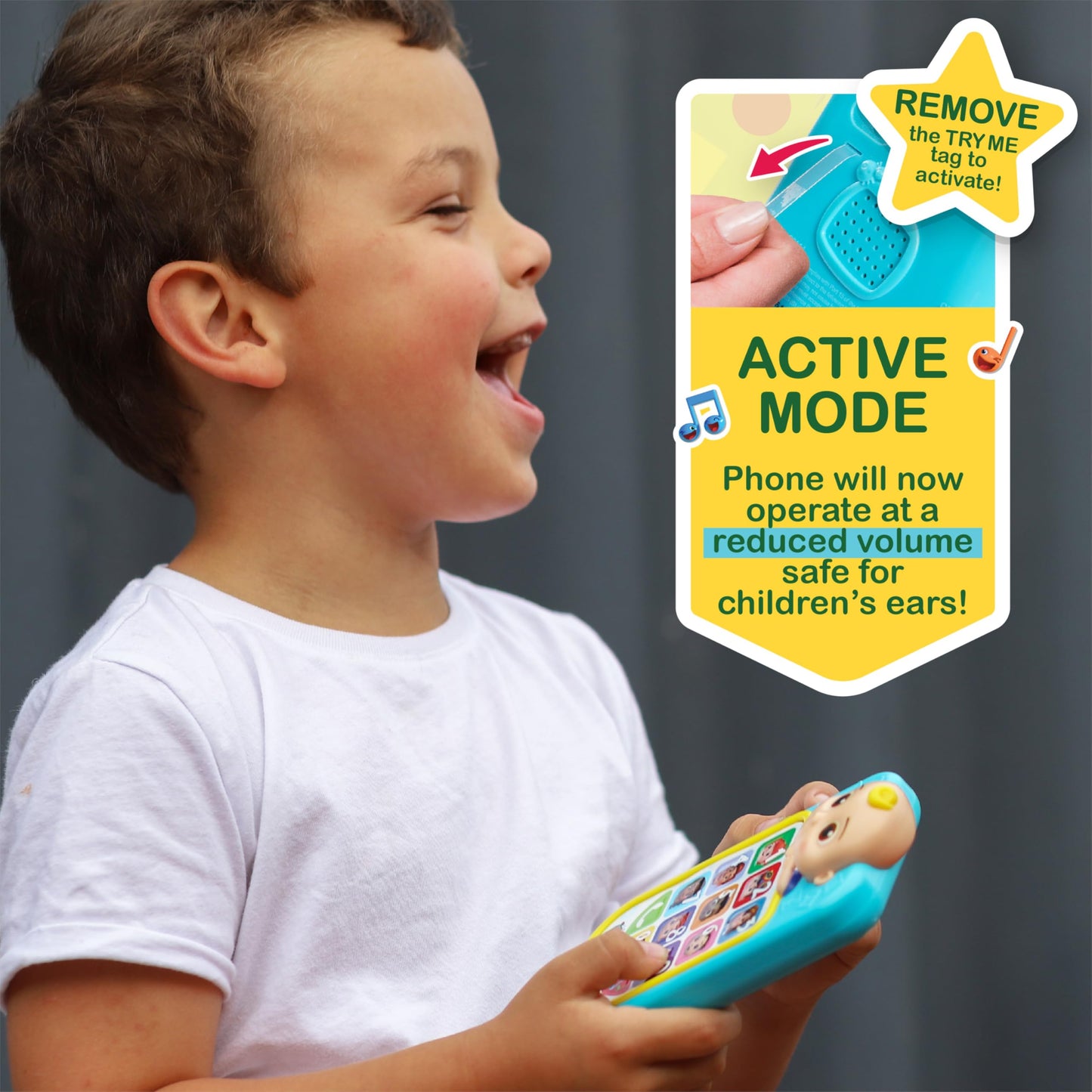 CoComelon JJ's My First Phone – Learning Toy with Lights, Sounds & Music