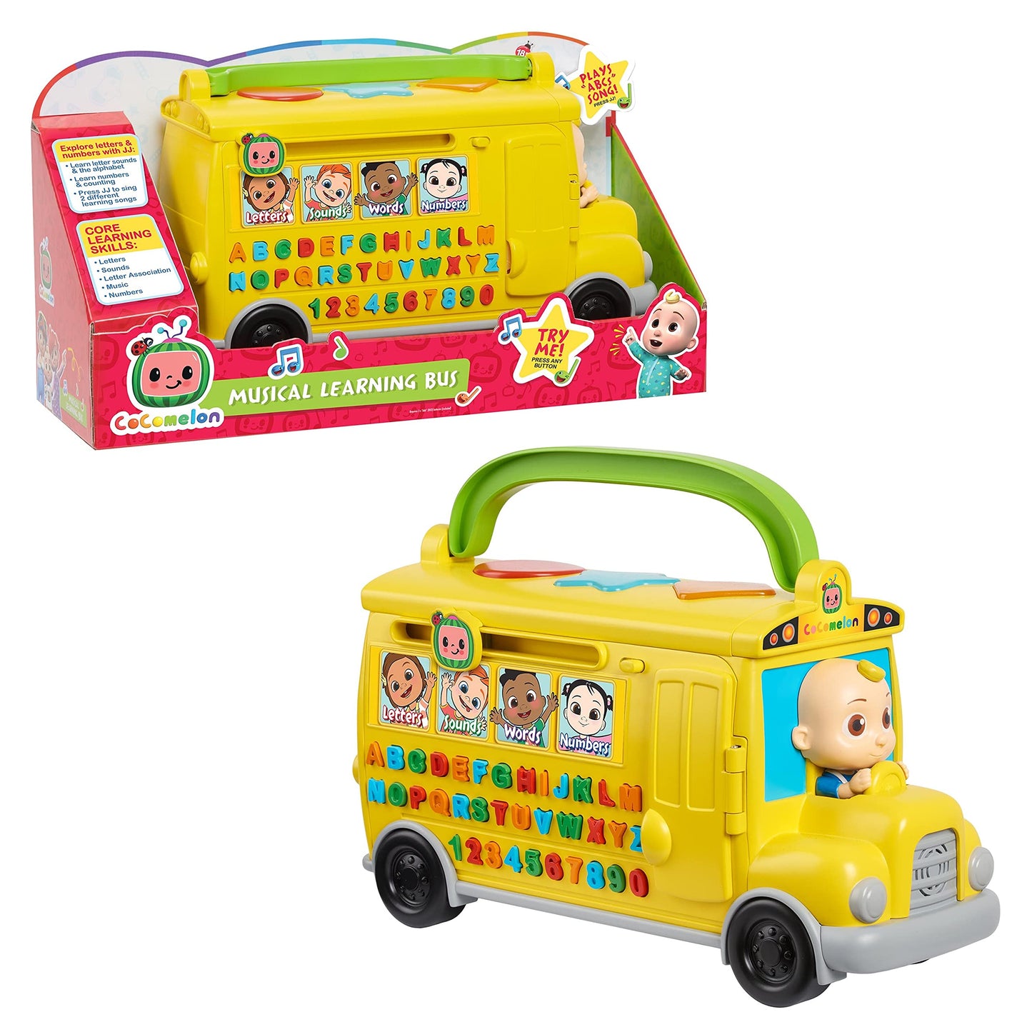 CoComelon Musical Learning Bus – Letters, Sounds, Numbers | Just Play