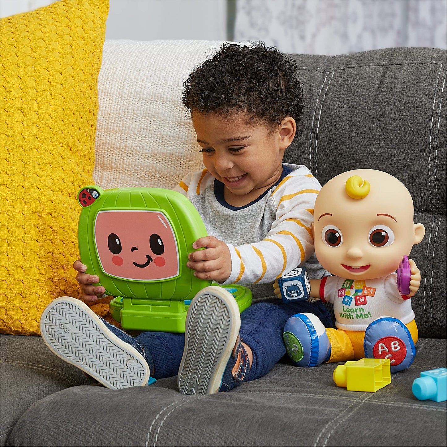 CoComelon Sing and Learn Laptop Toy for Kids – Lights, Sounds & Music