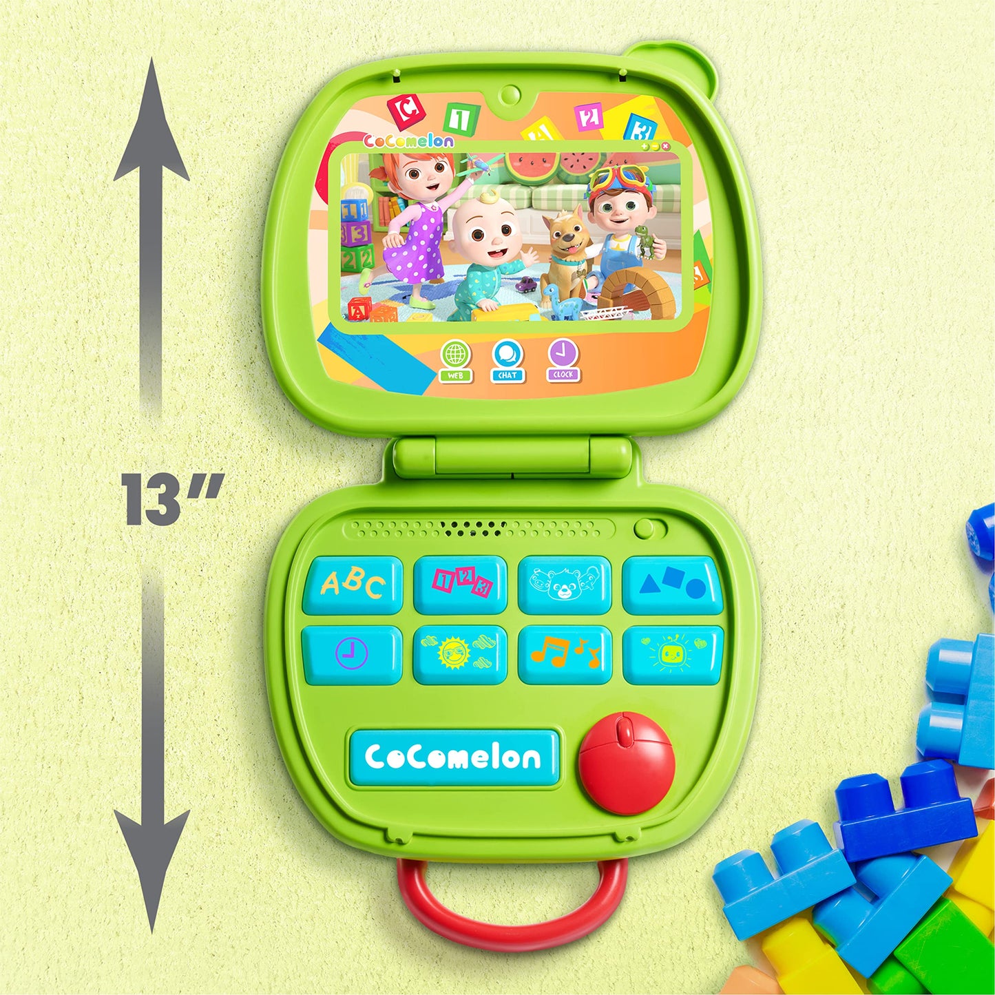 CoComelon Sing and Learn Laptop Toy for Kids – Lights, Sounds & Music