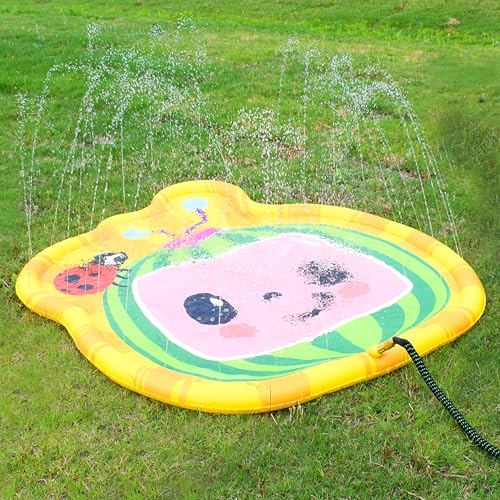CoComelon Splash Pad – 48 inch Outdoor Water Play Mat for Toddlers & Babies | Easy Setup Sprinkler