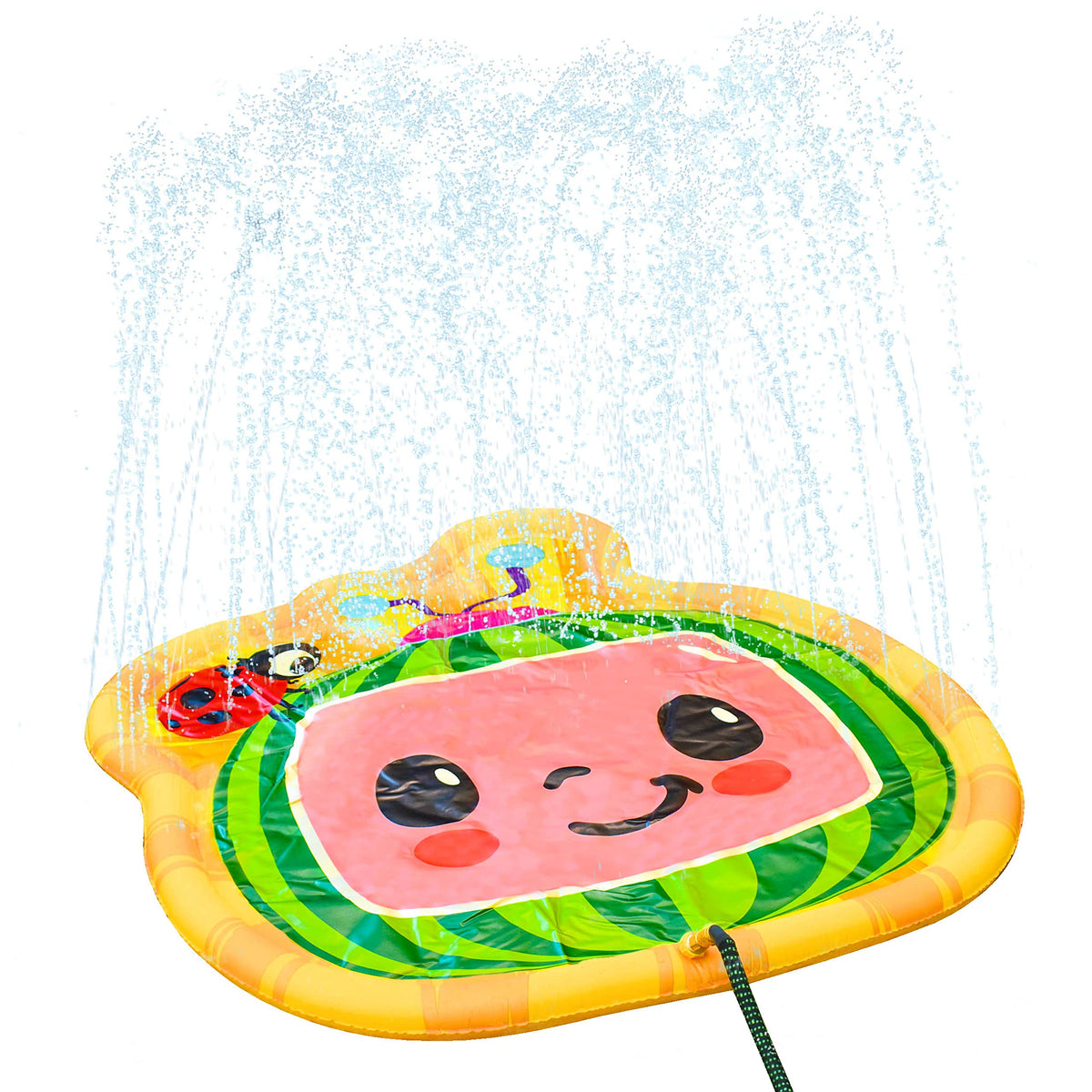 CoComelon Splash Pad – 48 inch Outdoor Water Play Mat for Toddlers & Babies | Easy Setup Sprinkler