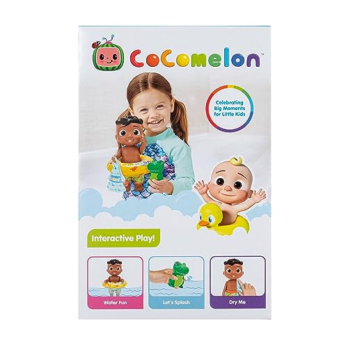 CoComelon Splish Splash Cody Doll with Dino Bath Squirter & Water Accessories – Amazon Exclusive