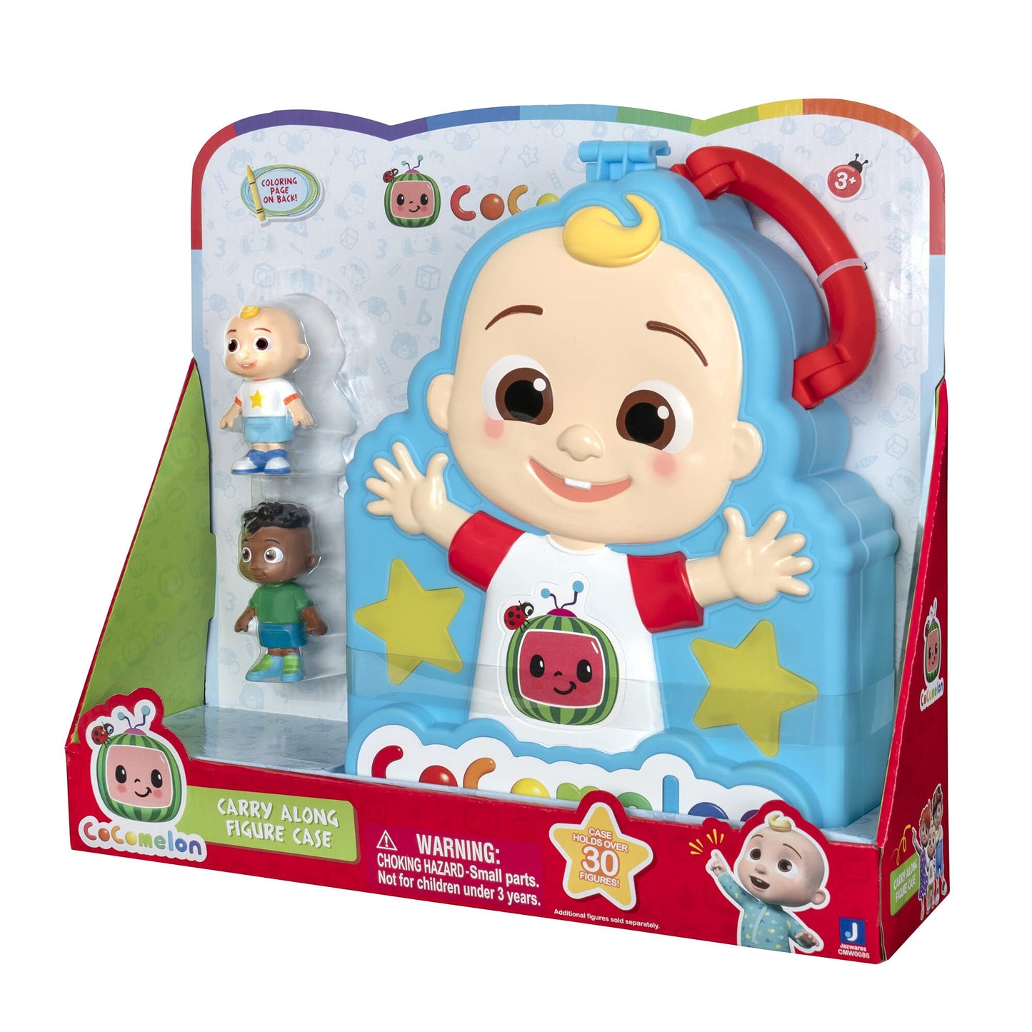 CoComelon Carry Along Figure Case – Includes JJ & Cody Figures – On-The-Go Play