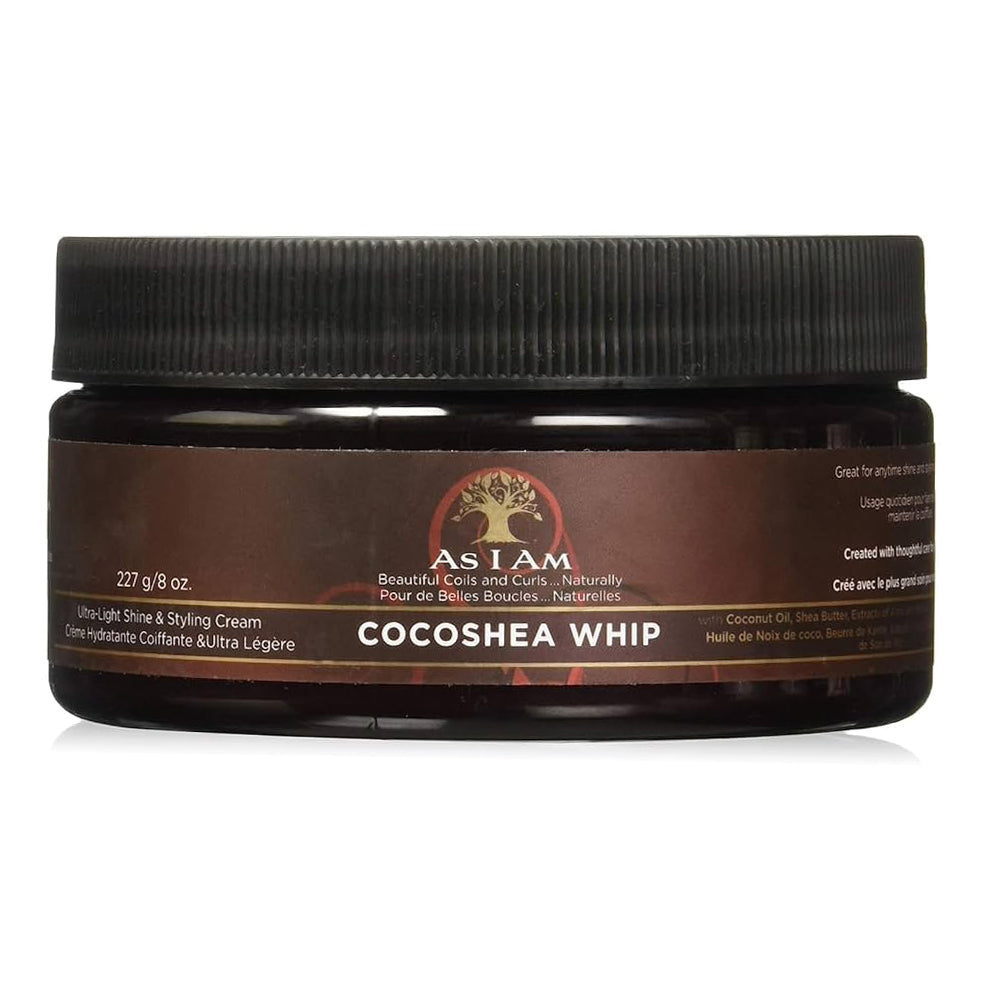 As I Am CocoShea Whip Intense Moisture & Styling for Natural Hair 8 oz