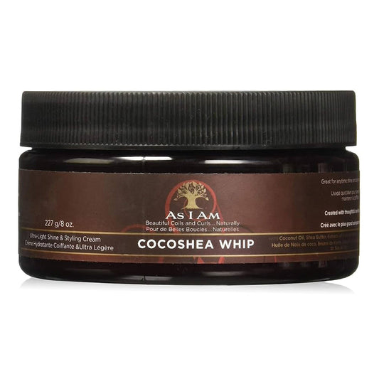 As I Am CocoShea Whip Intense Moisture & Styling for Natural Hair 8 oz