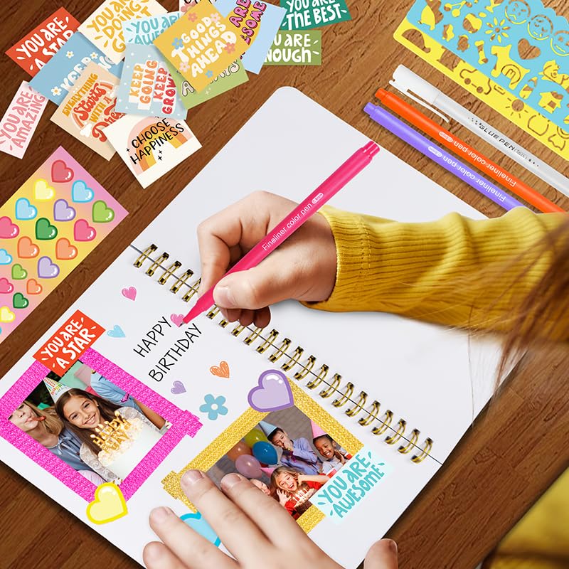 Cocostar DIY Journal Kit for Girls – Creative Journal Set & Craft Kit (Ages 8-12)