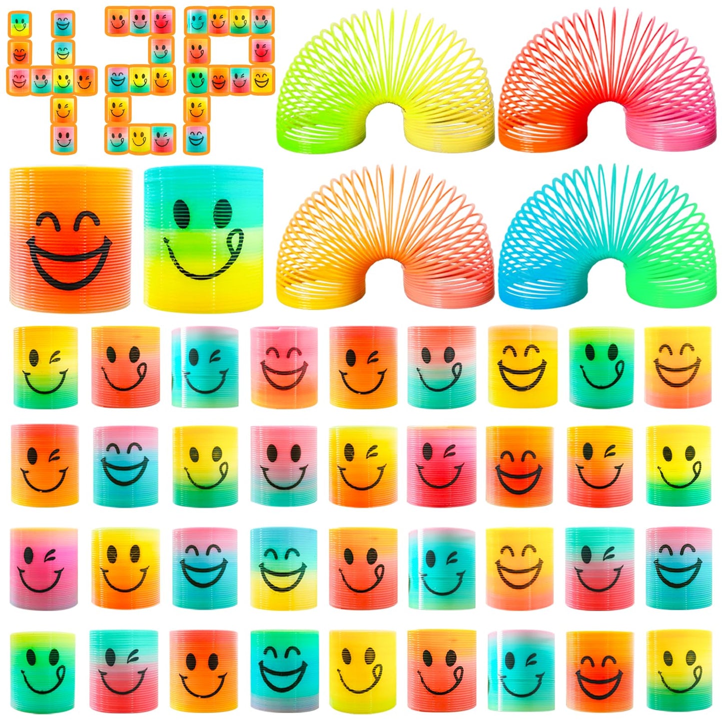 Cocurb 42-Pack Mini Spring Party Favors — Magic Fidget Coils for Parties