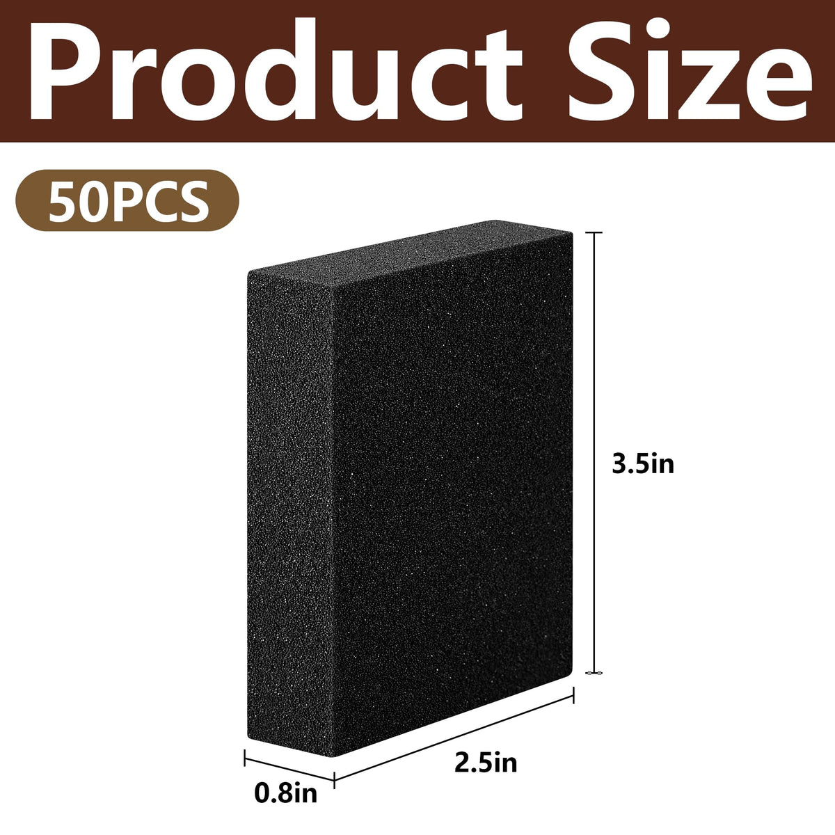 Codree 50 Pcs Card Dividers Foam – 40D Elastic Sponge for Card Storage & Protection