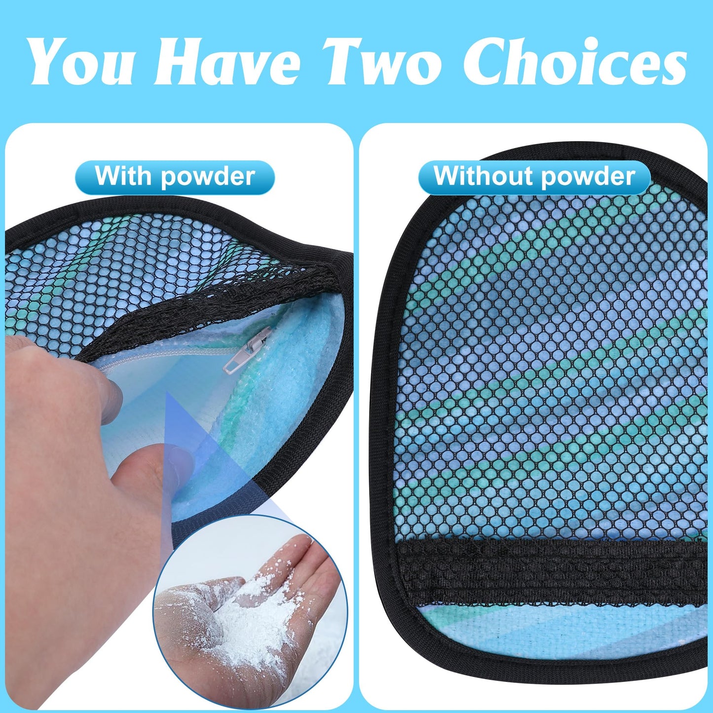 codree 2 Pcs Sand Wipe Off Mitts – Stripe Sand Remover for Beach & Outdoor Fun