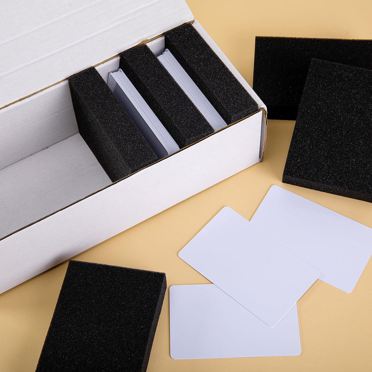 Codree 50 Pcs Card Dividers Foam – 40D Elastic Sponge for Card Storage & Protection