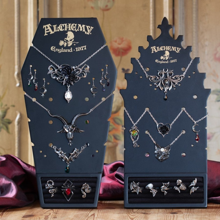 Alchemy Gothic Coffin Jewellery Display Board