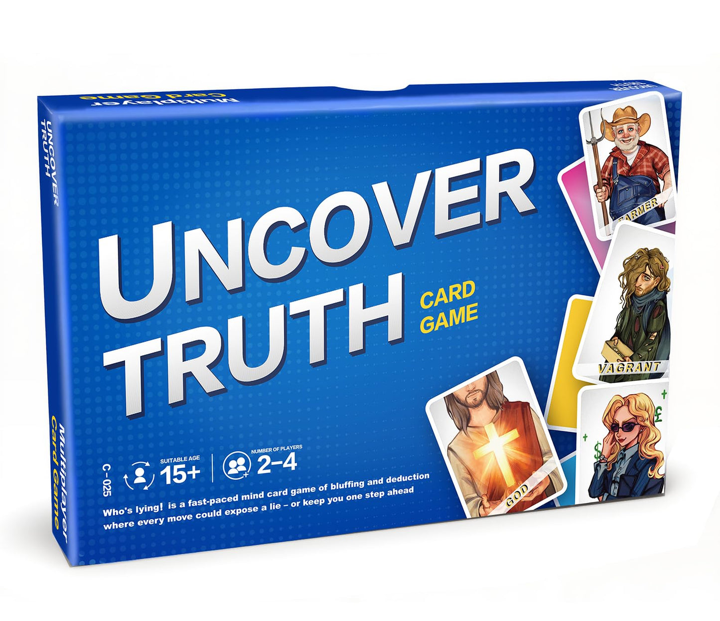 COHHFWPD Uncover Truth | Mind Card Game for Families, Parties & Travel | 2-4 Players