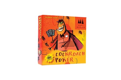 Coiledspring Games: Schmidt | DMS Cockroach Poker English Edition – Card Game for 2-6 Players, Ages 8+, 15 Minutes