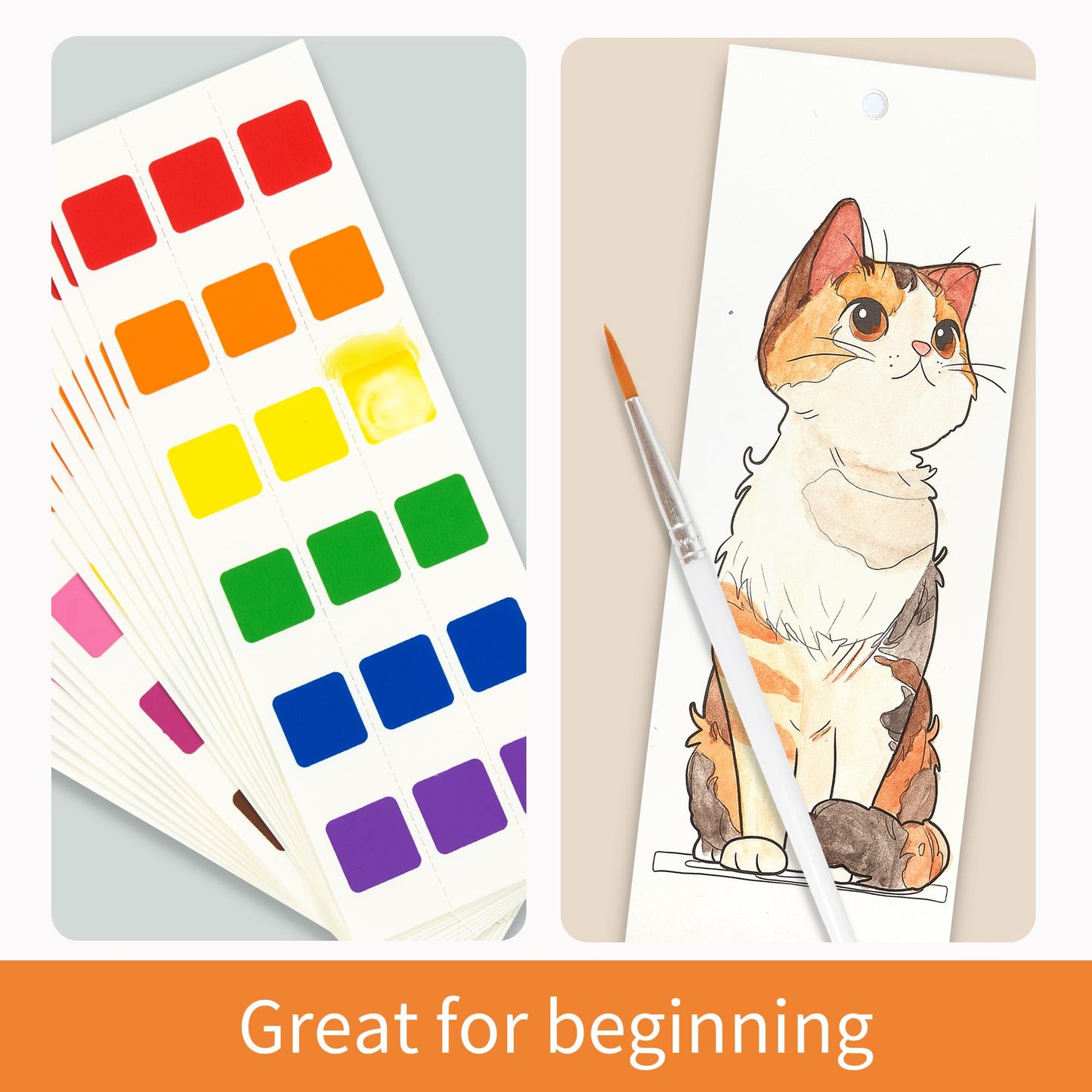 COIPLAY 648 Color Blocks Watercolor Set – All-in-One Art Kit for All Ages